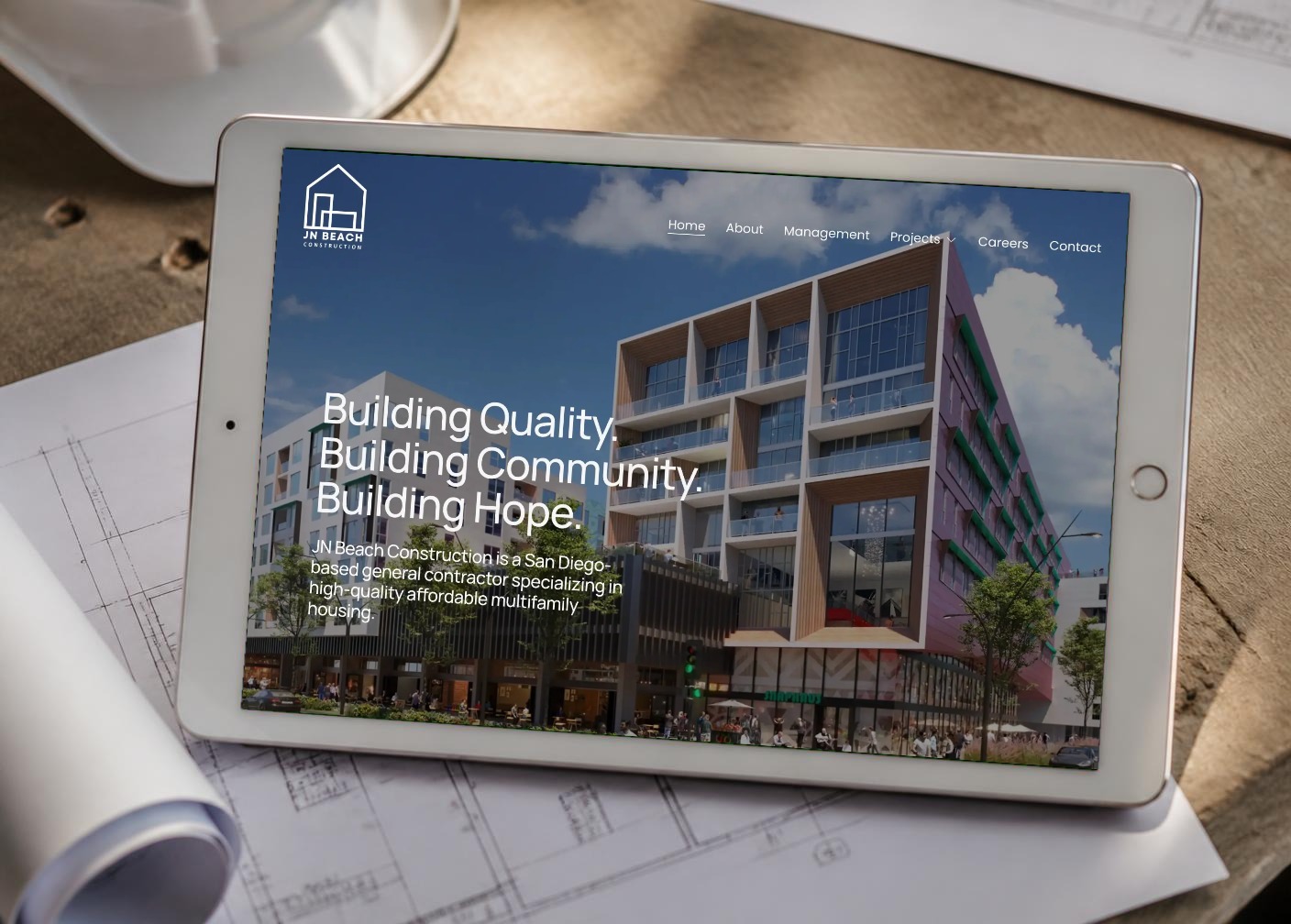 JN Beach Construction case study cover
